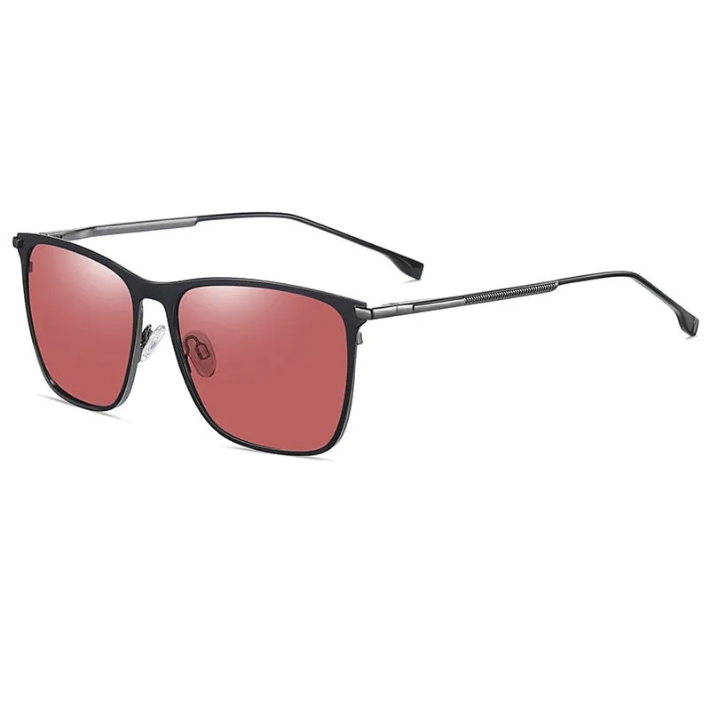 Square Ultra Simple Polarized Sunglasses For Men
