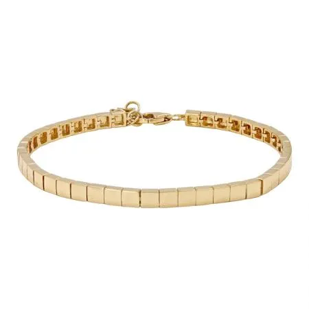 SQUARED GOLD BRACELET