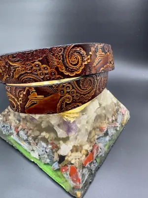 Stamped Leather Belt - Jamcruise