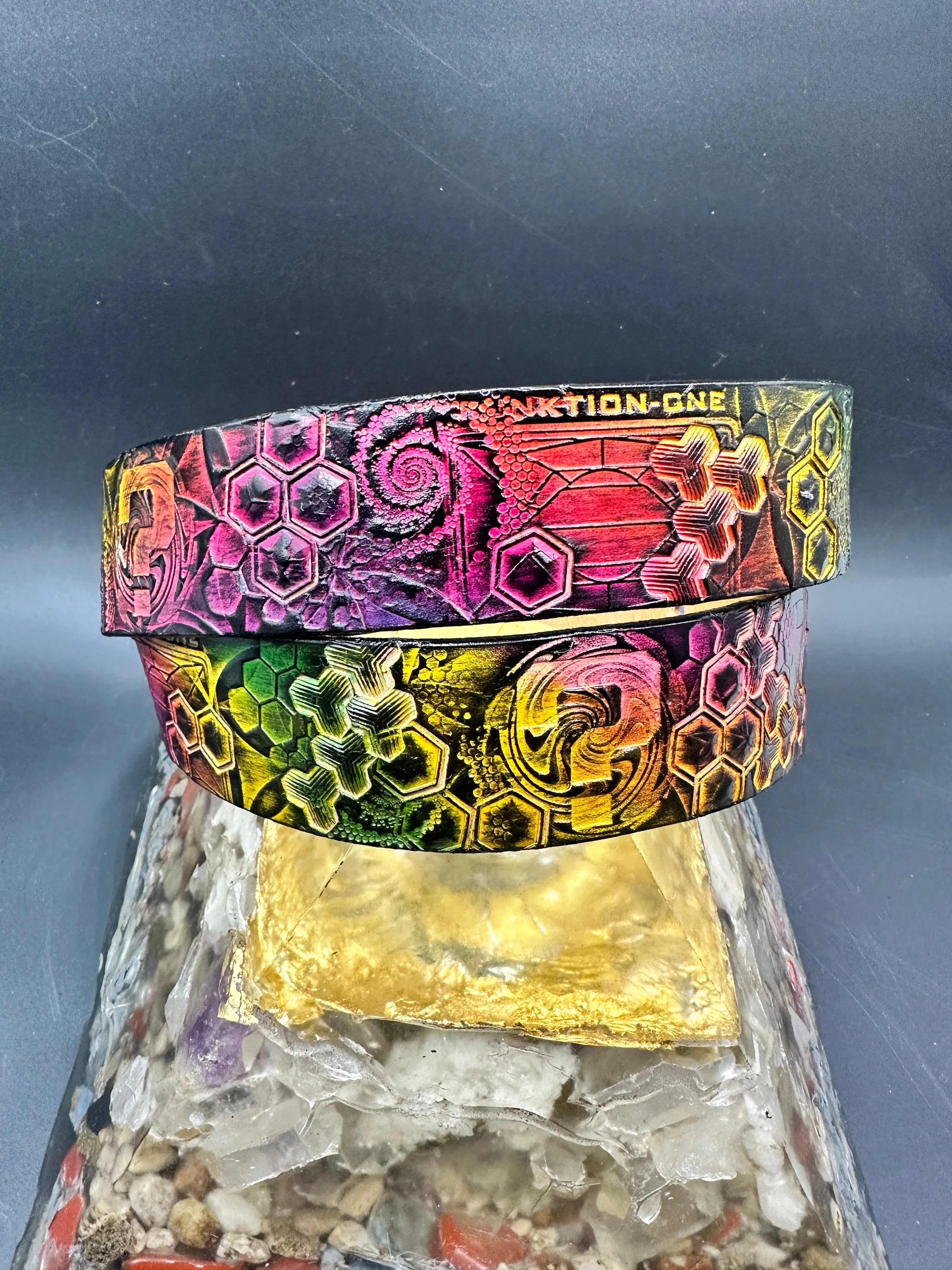 Stamped Leather Belt - Tipper 2.0