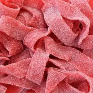 Strawberry Sour Power Belts 6.6LB Bulk