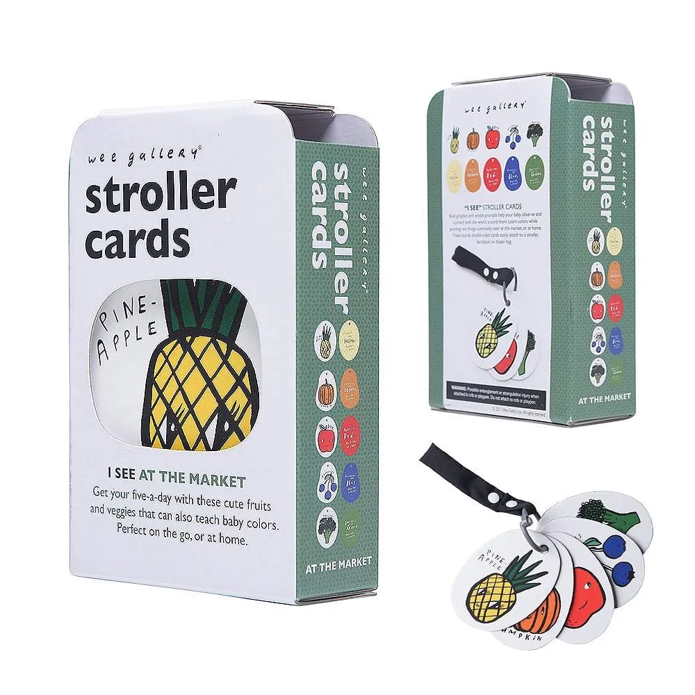 Stroller Cards - I See At The Market  Wee Gallery