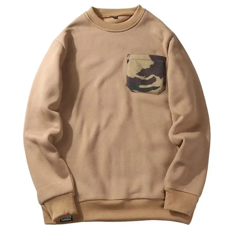 SWEAT MILITAIRE AVEC POCHE AVANT