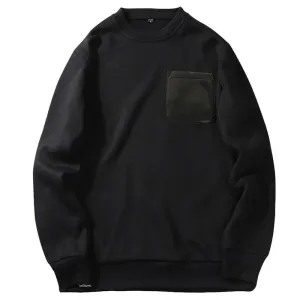 SWEAT MILITAIRE AVEC POCHE AVANT