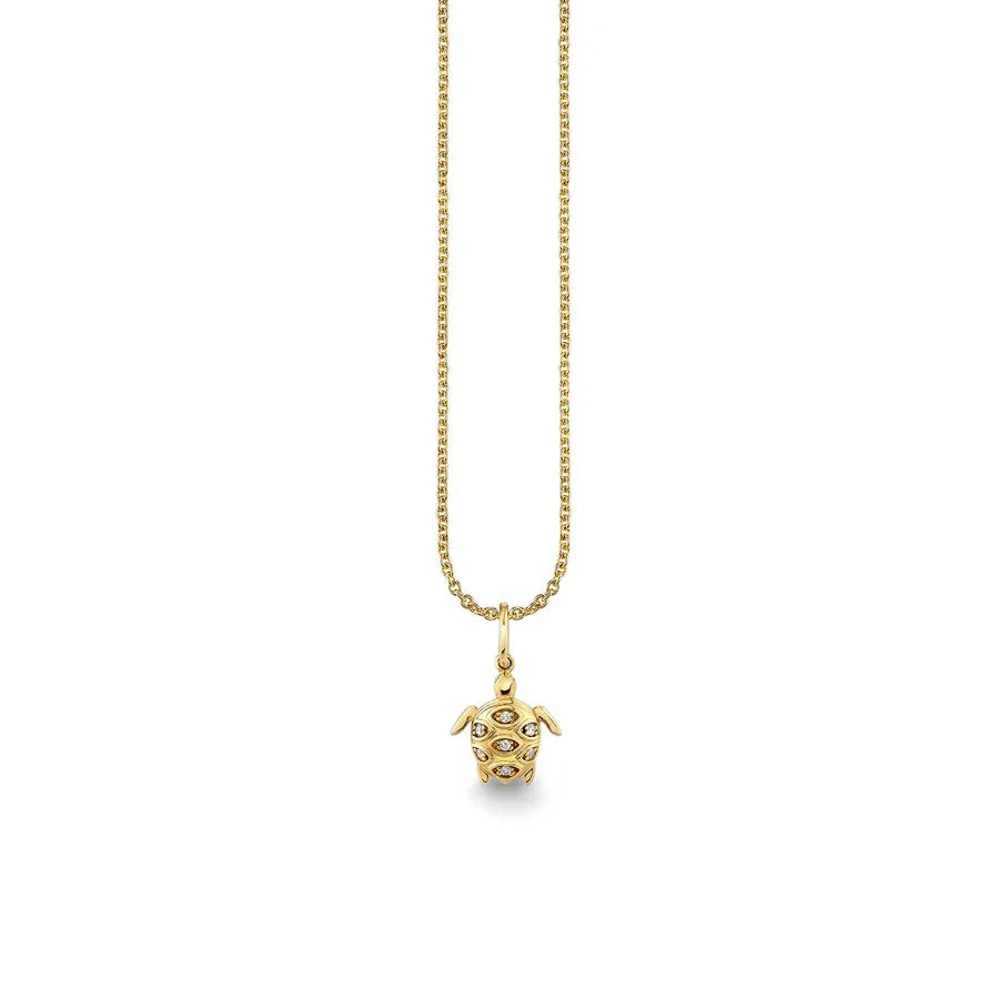 Sydney Evan Turtle Diamond Necklace