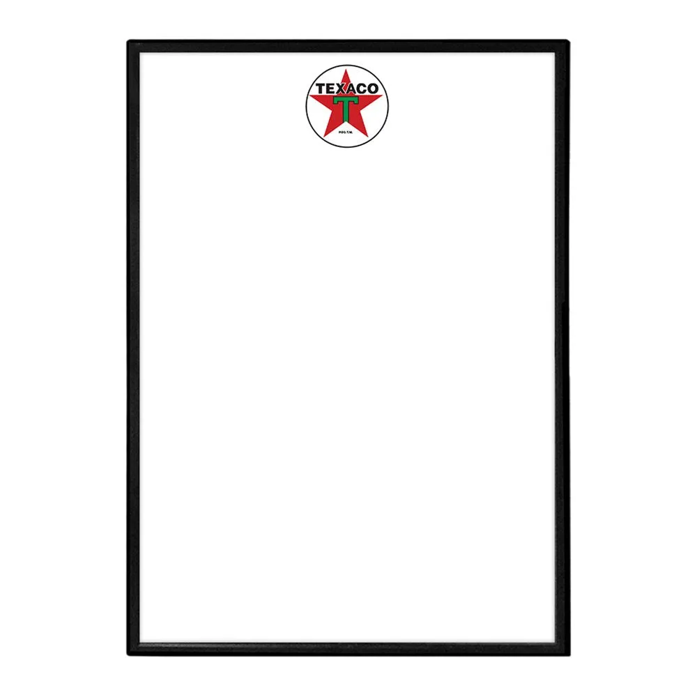 Texaco: Heritage - Framed Dry Erase Wall Sign