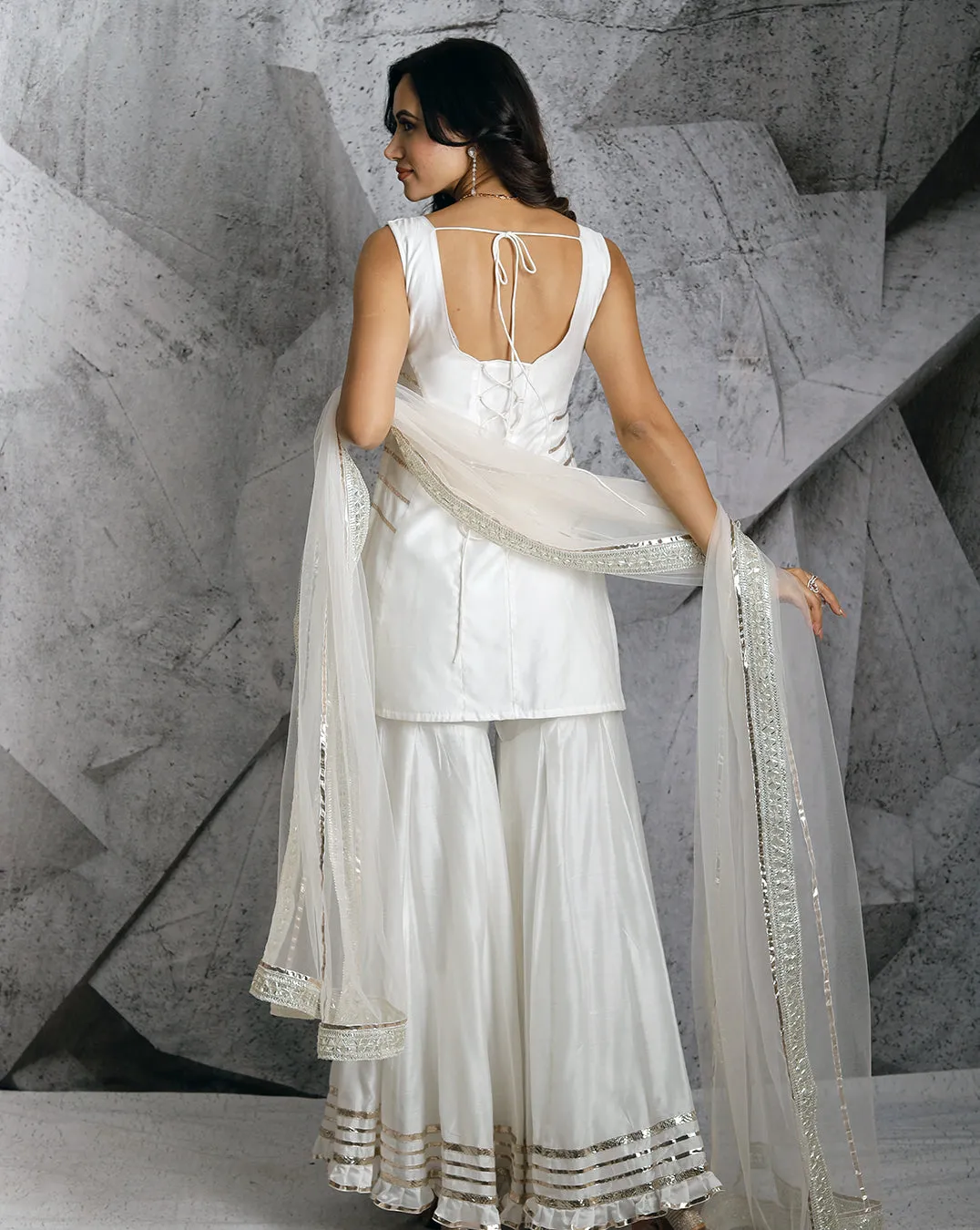 The Gota Sharara Set