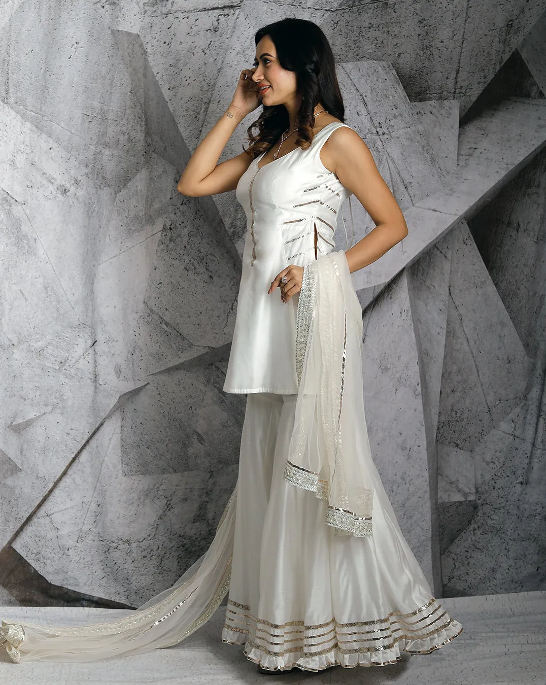 The Gota Sharara Set