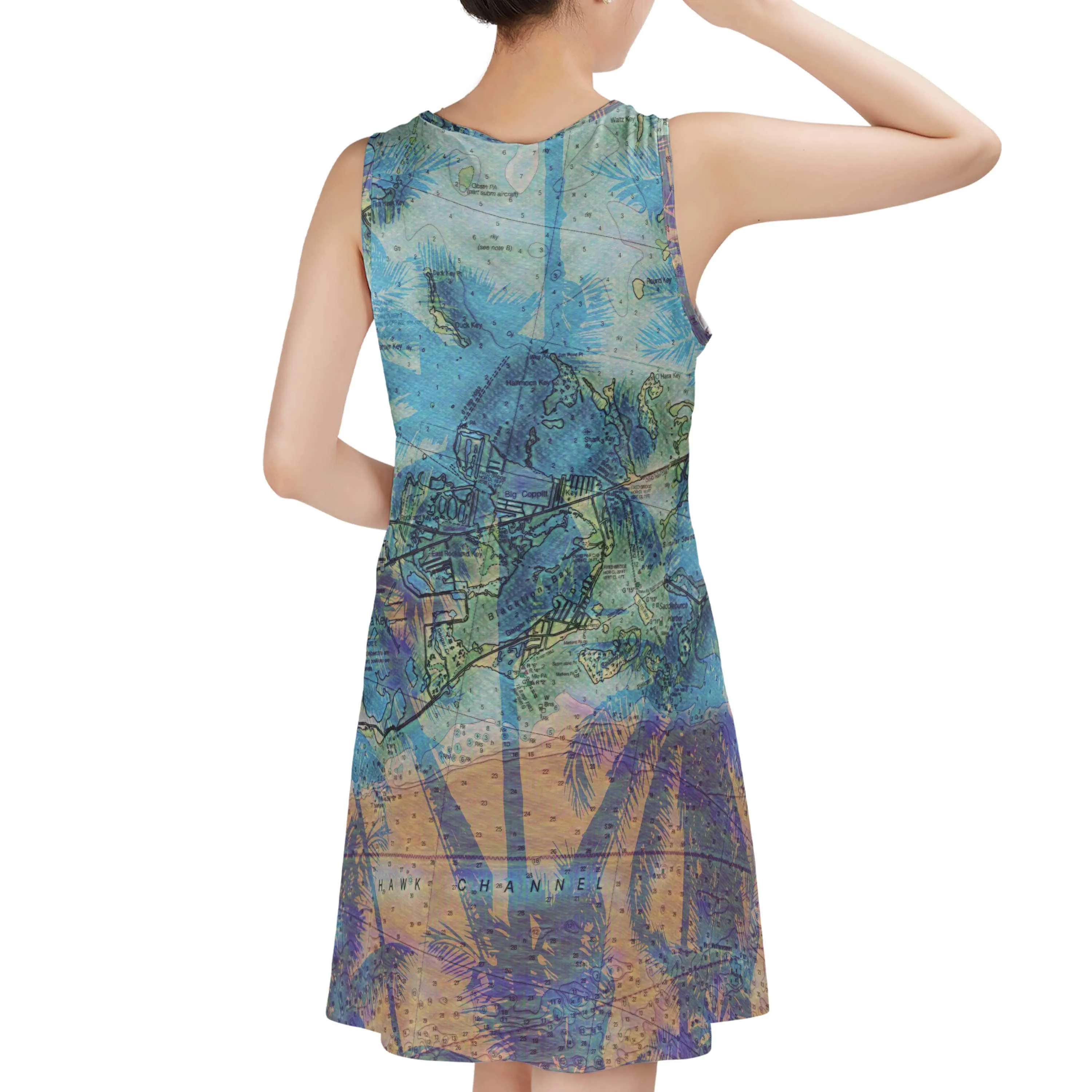 The Key West Beach Painting Sundress