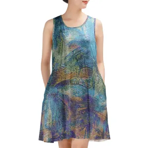 The Key West Beach Painting Sundress