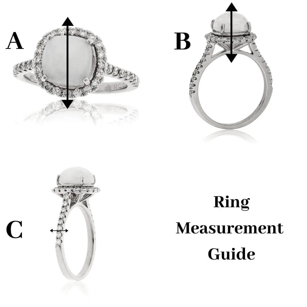 Three Row Pave 1.10ctw Diamond Band