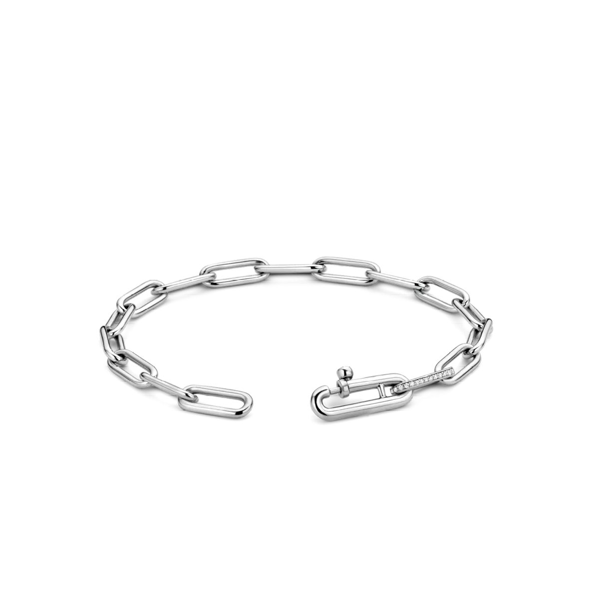 Ti Sento Milano Classic Rectangle Link Gilded Bracelet