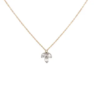 Triple Marquise Diamond Pendant