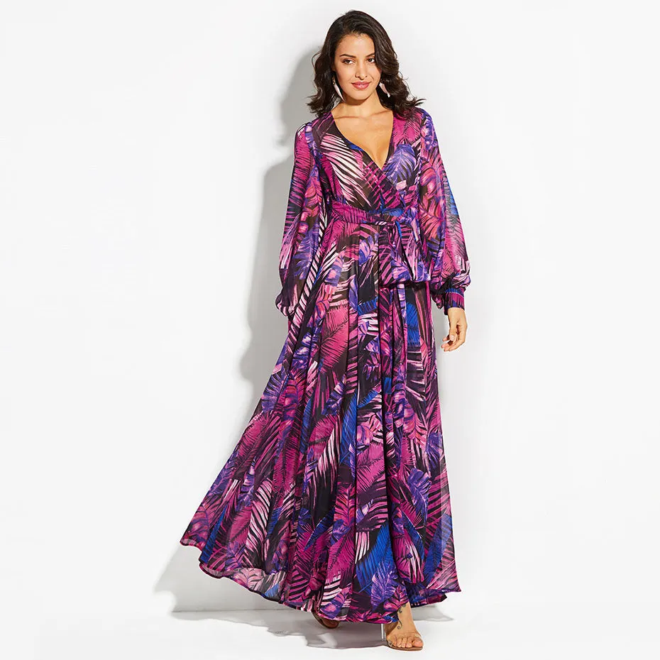 Tropical Boho Dynasty Dress