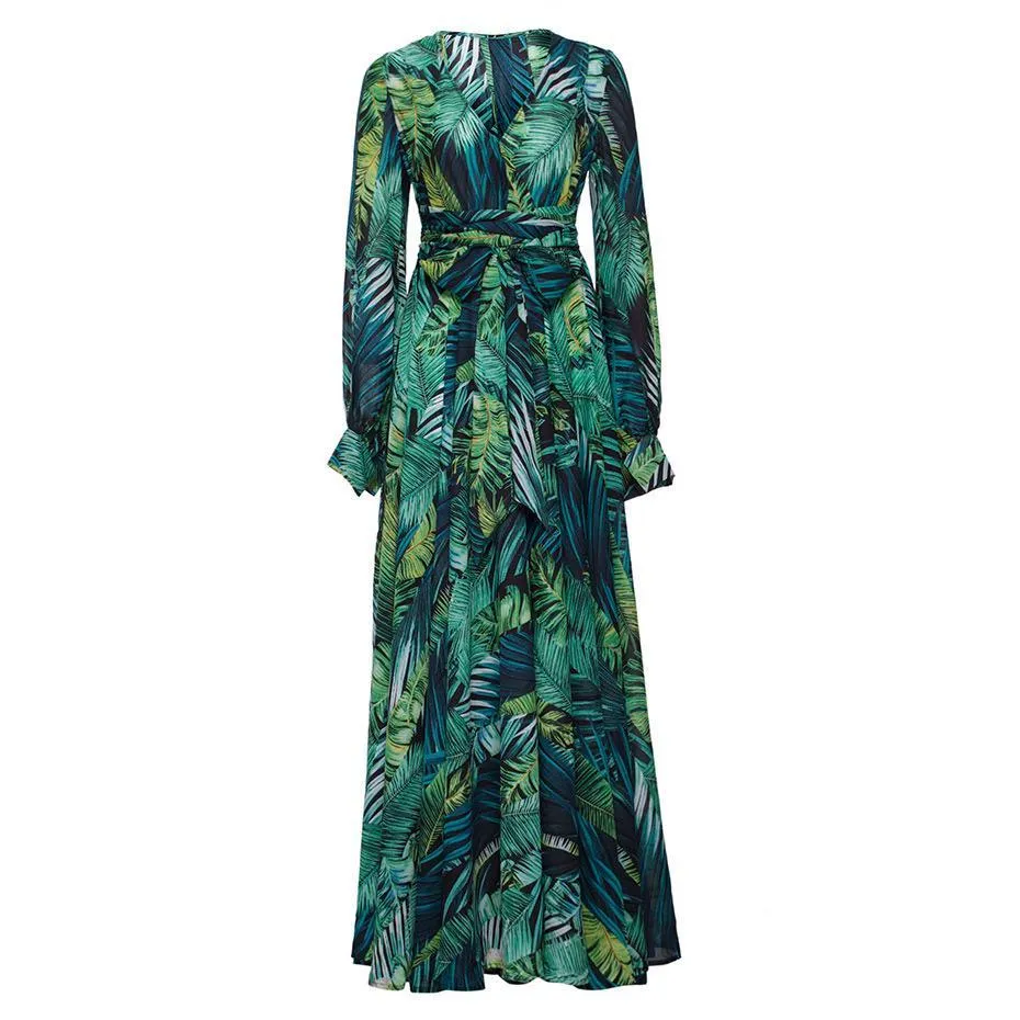 Tropical Boho Dynasty Dress