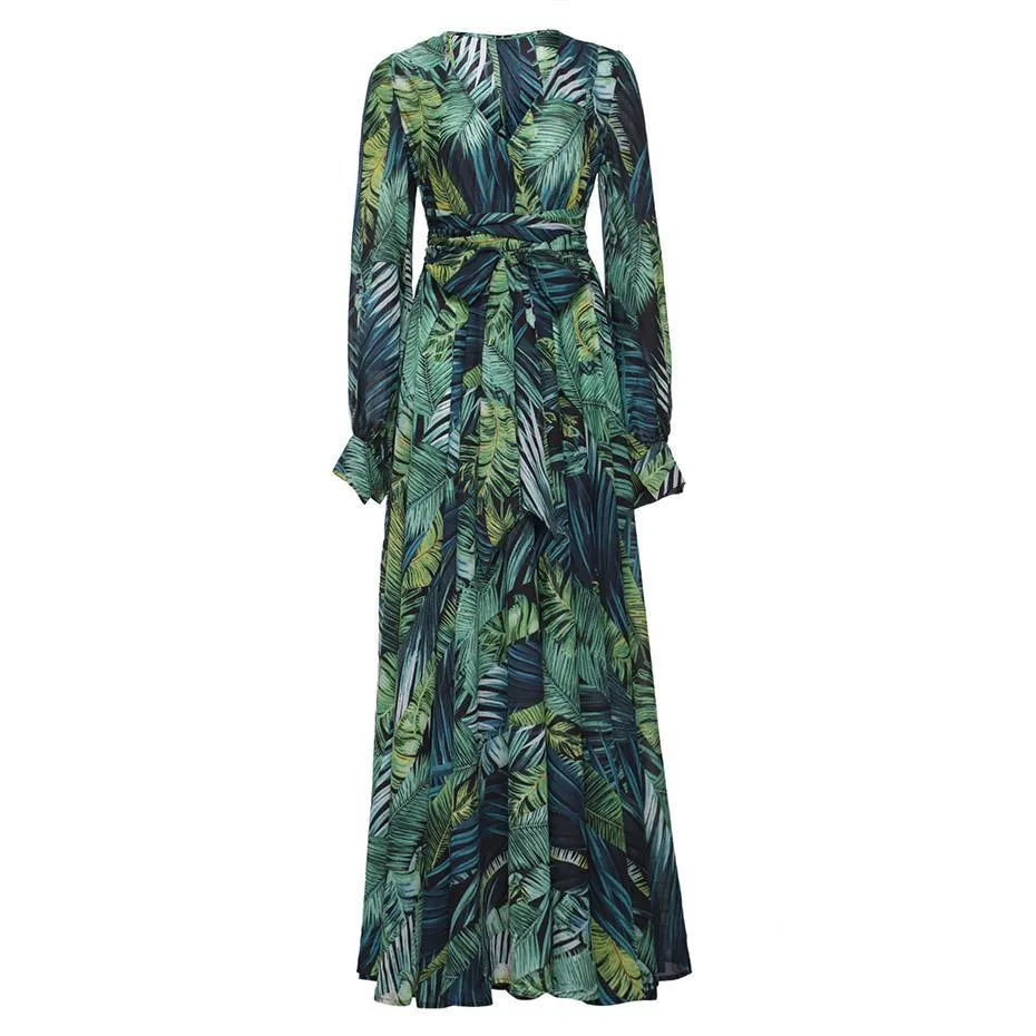 Tropical Boho Dynasty Dress