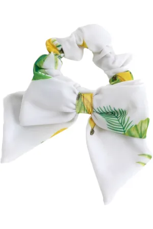 TROPICAL Bow Scrunchie