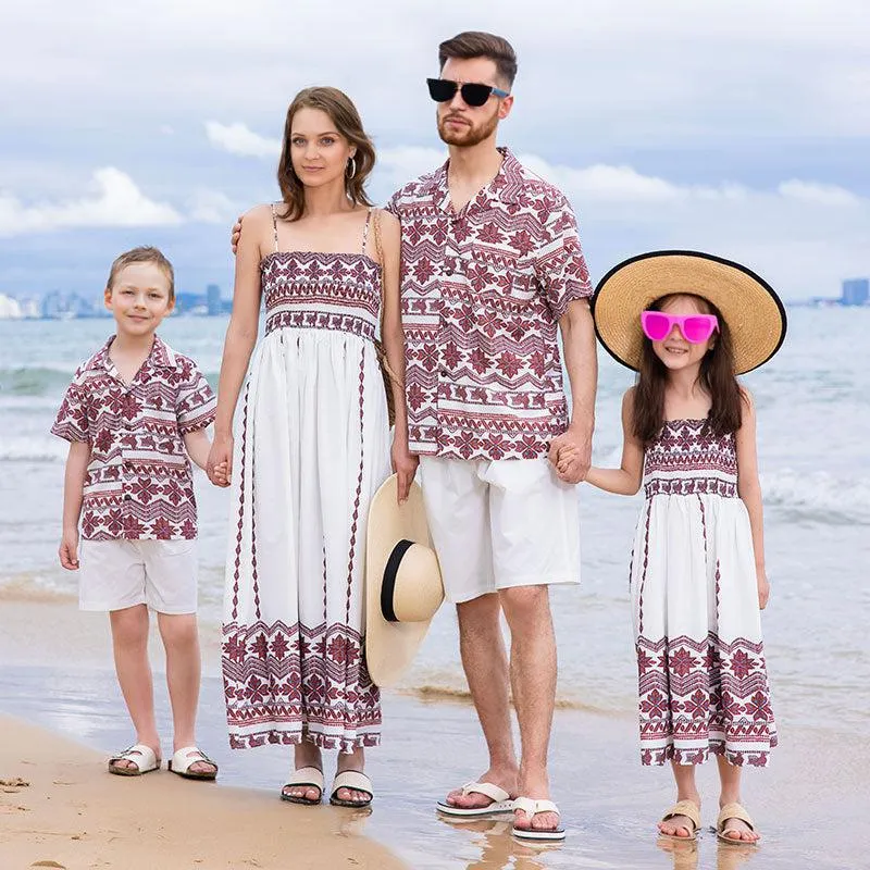 Tropical Family Matching Outfits