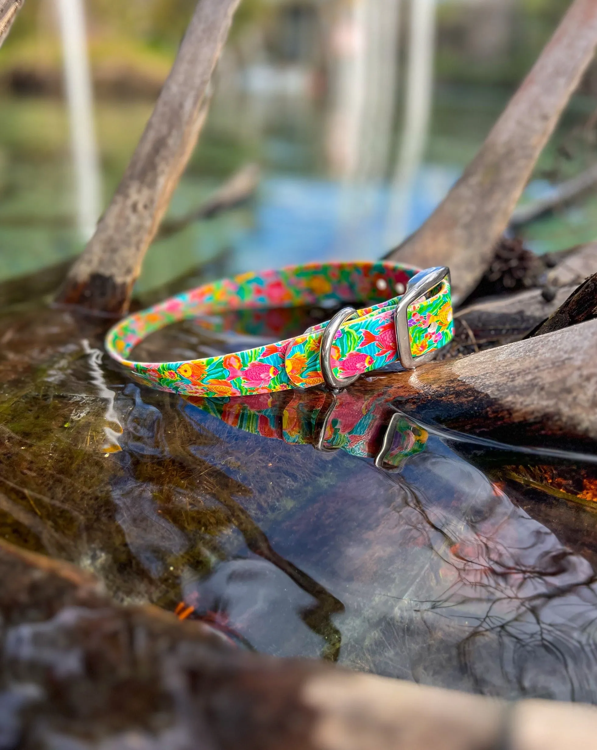 Tropical Fish BioThane® Collar