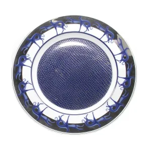 TRUSSARDI SET 4 DISH PORCELLANA DIVE DIMERS OF LIMOGES FRANCE Platinum Finish A-0600