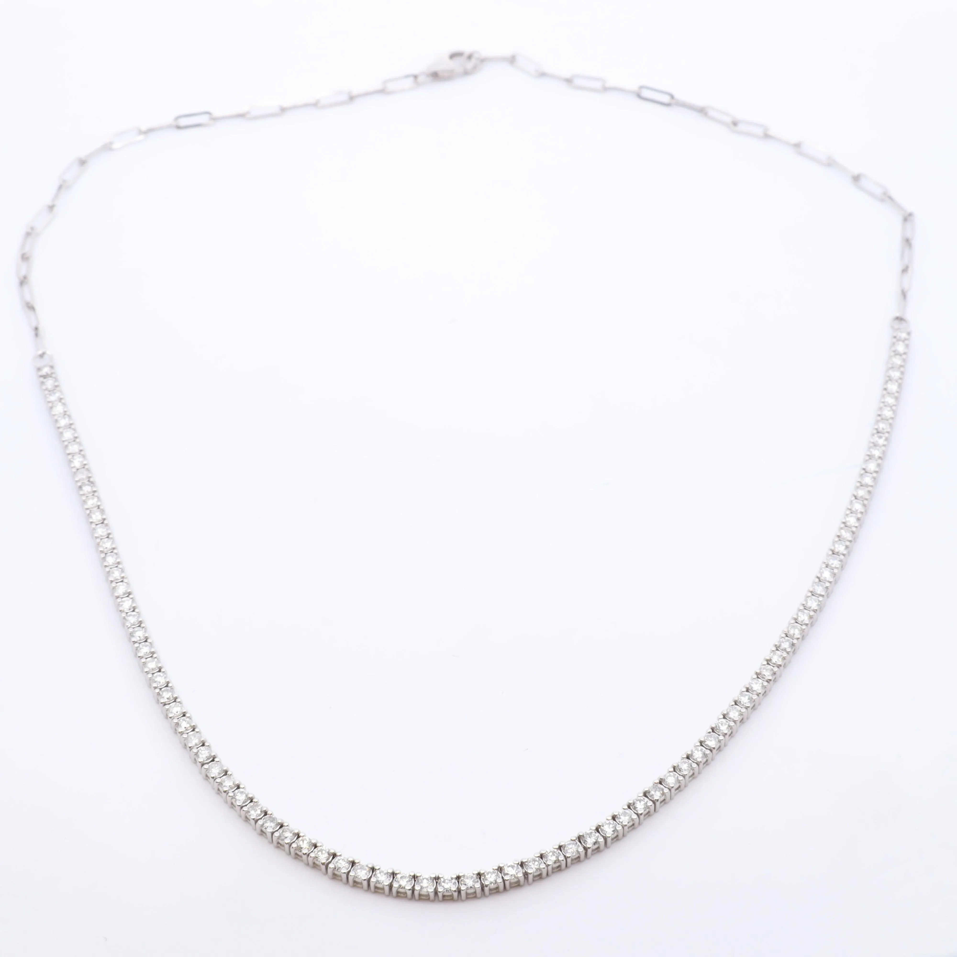 Unity Diamond Tennis Necklace