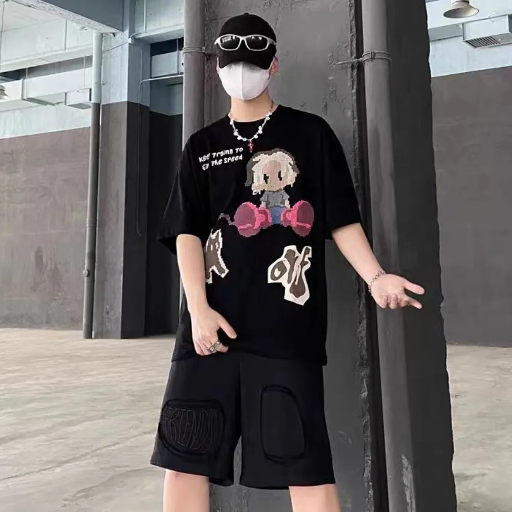 Urban Cartoon Boy Couple T-Shirt