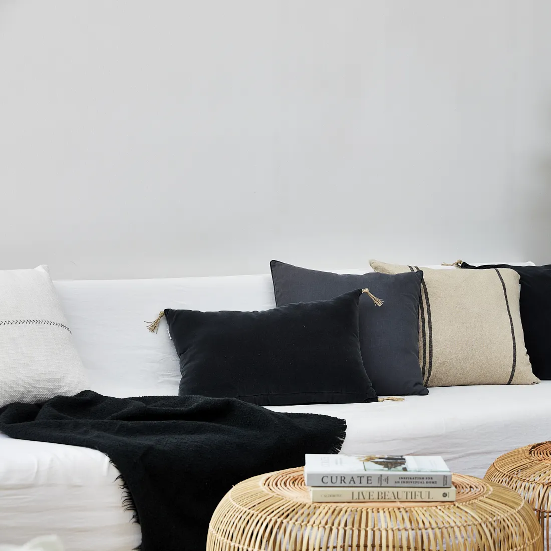 Urban Oasis Ava Square Cushion Woodland Gray