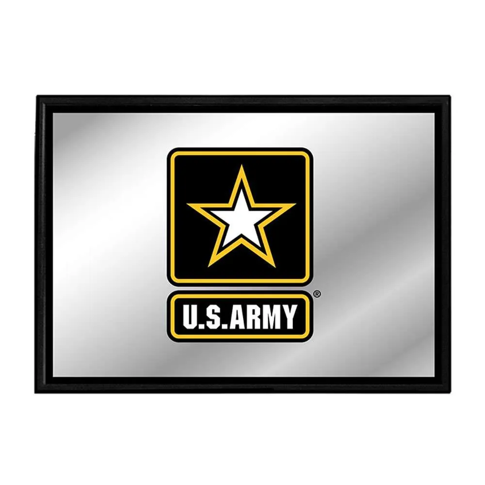 US Army Army: Framed Mirrored Wall Sign