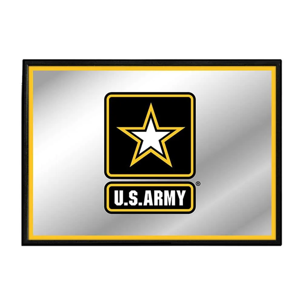 US Army Army: Framed Mirrored Wall Sign