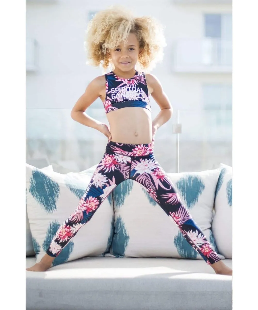 Varsity Girls Hibiscus Bra Top