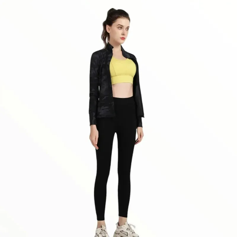 Veste militaire femme camouflage noir