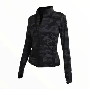 Veste militaire femme camouflage noir