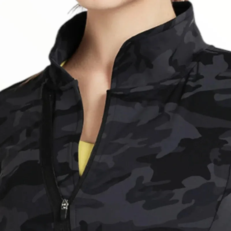 Veste militaire femme camouflage noir