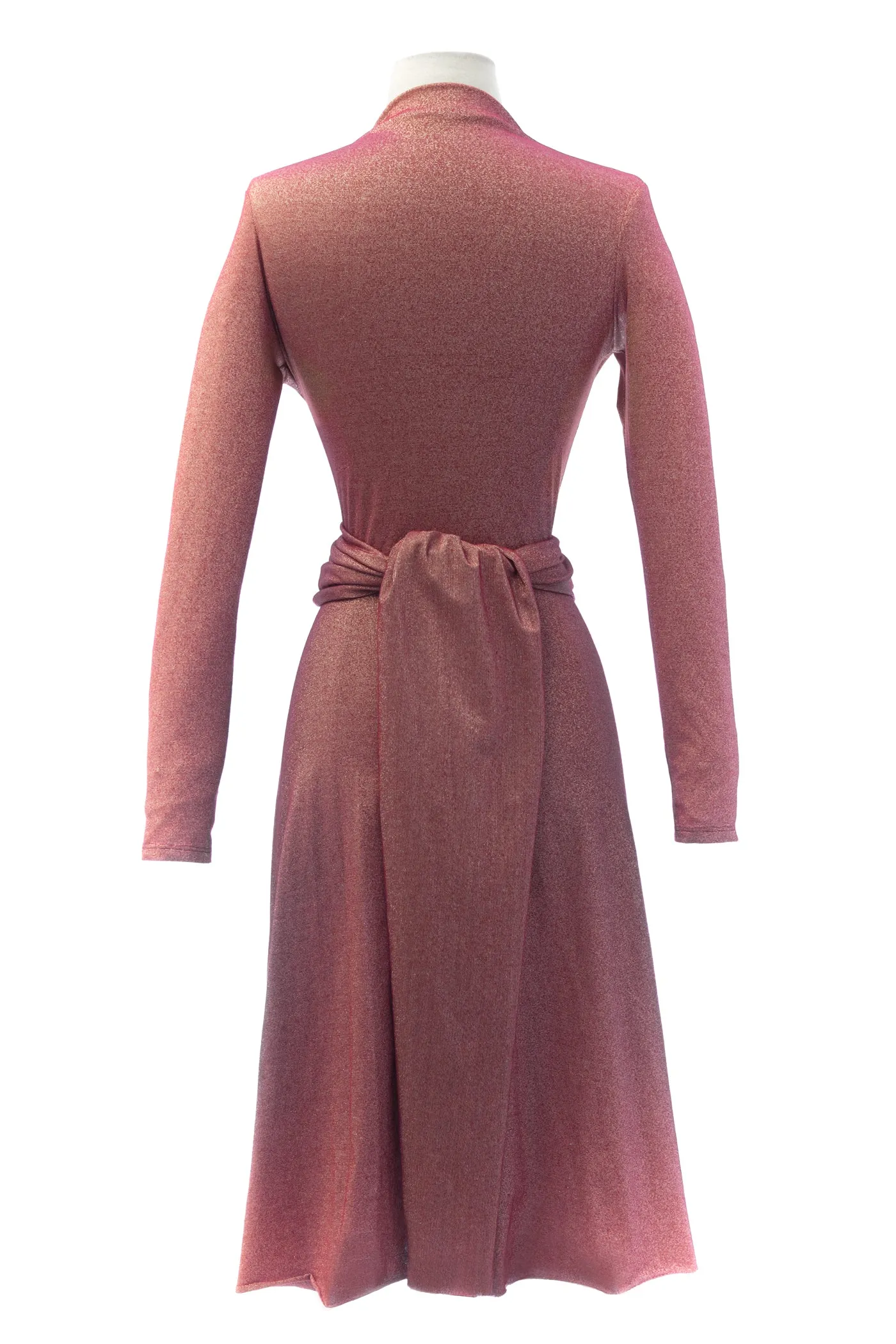 VON VONNI Women's Tropic Red Victoria Short Long Sleeve Transformer Dress NWT