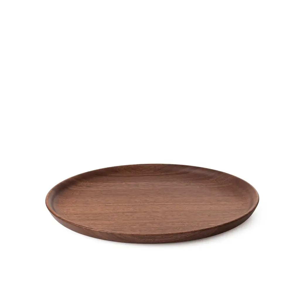 Walnut Plate LL | DISHWASHER SAFE - 11.8x8in | 30x2cm (ØxH) (227)