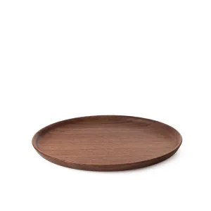 Walnut Plate LL | DISHWASHER SAFE - 11.8x8in | 30x2cm (ØxH) (227)