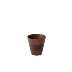 Walnut Tumbler | DISHWASHER SAFE - 3.5x3.5in | 9x9cm (ØxH) (217)