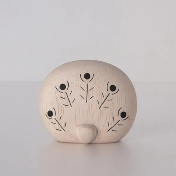 Wee Wooden Peacock