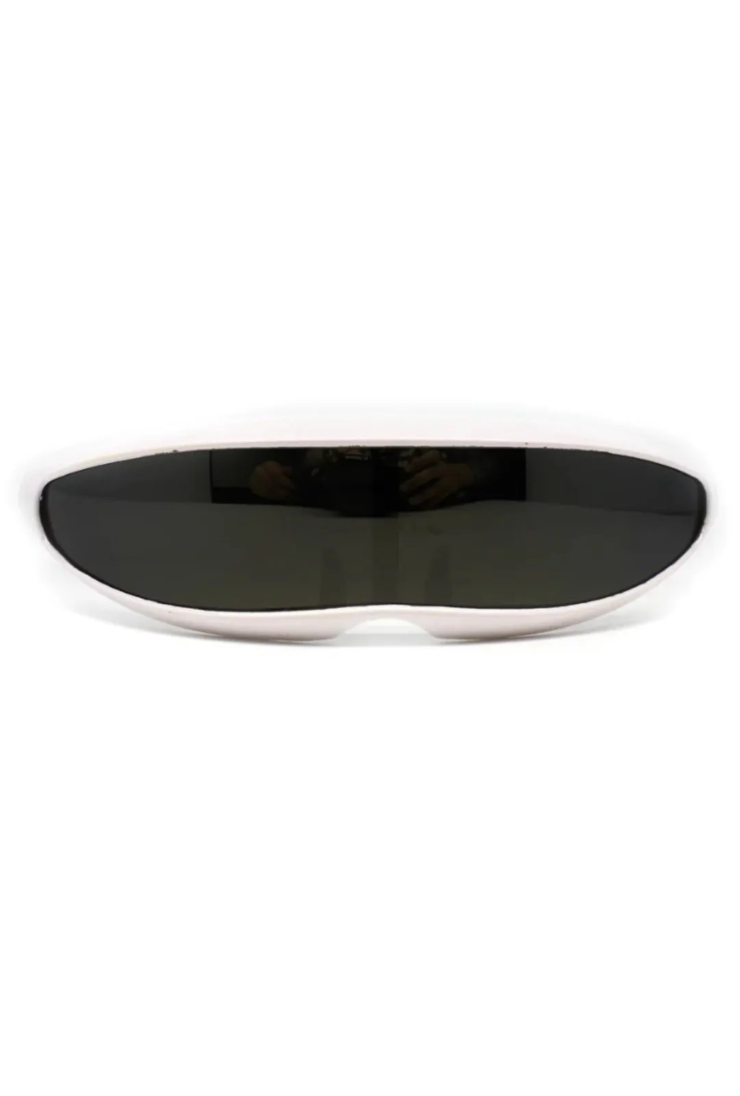 White Cyborg Space Glasses