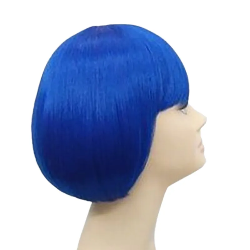 Wig-Blue Short Bob Wig