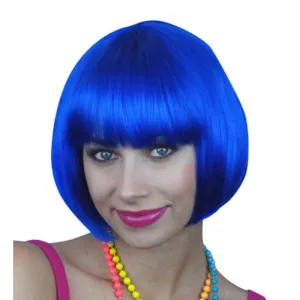 Wig-Blue Short Bob Wig