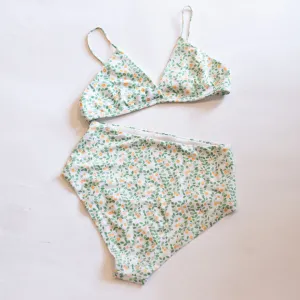 Women's Two Piece Bather - Citrus Silhouette