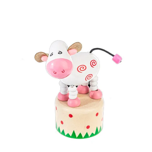 Wooden Farm Push Puppets