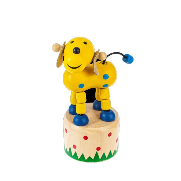 Wooden Farm Push Puppets