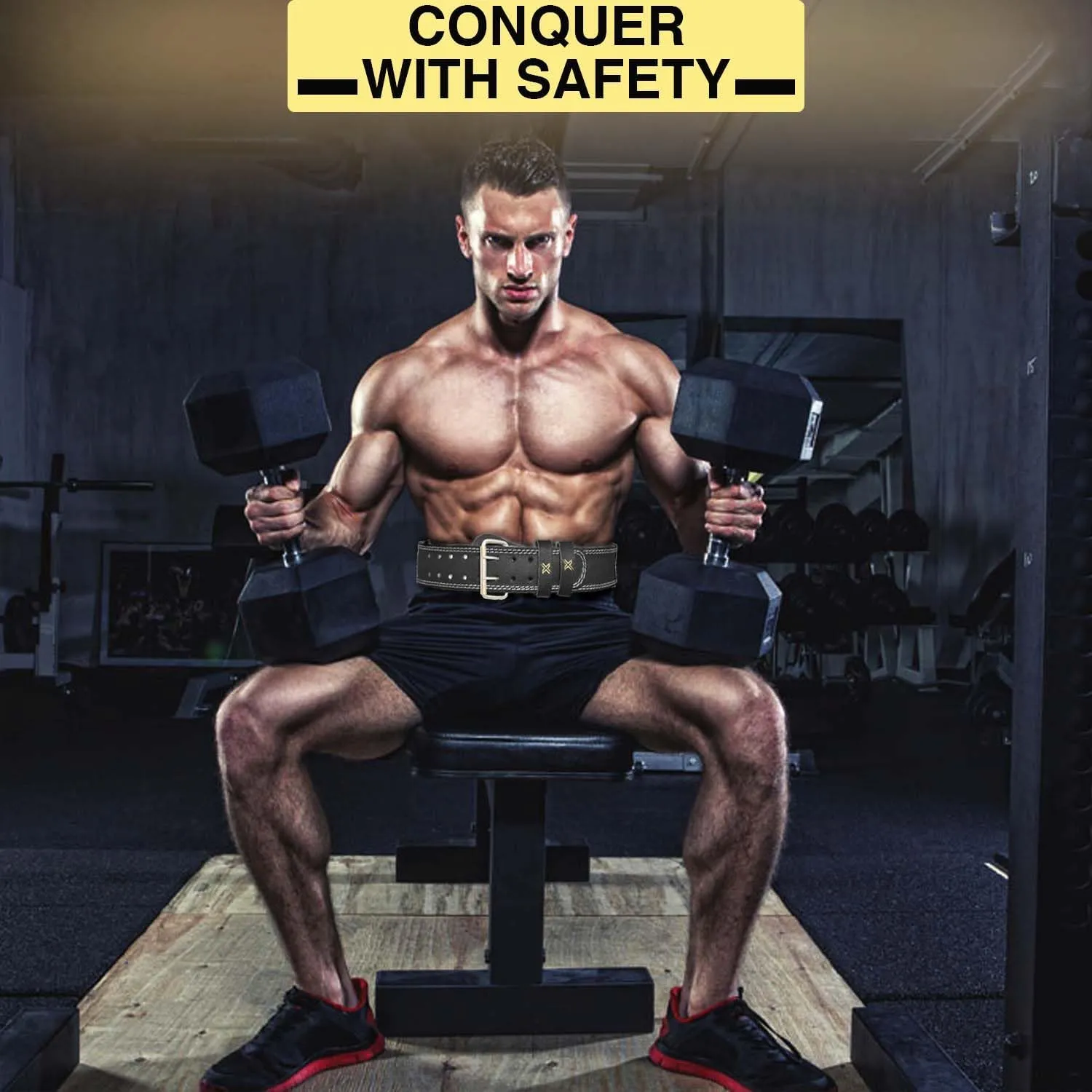 Xn8 Weight Lifting Belt 6"