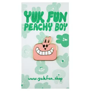 YUK FUN Peachy Boy Enamel Pin