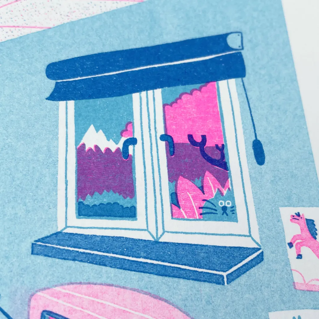 YUK FUN Print Club Riso Art Print