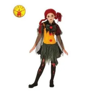 Zombie Girl Clown Costume Size S