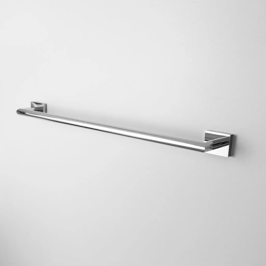 Zurich Single Towel Bar - Wall Mount Brass/Polished Chrome